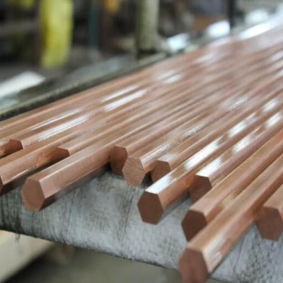 CuTep Tellurium Copper Alloy Hex Bar